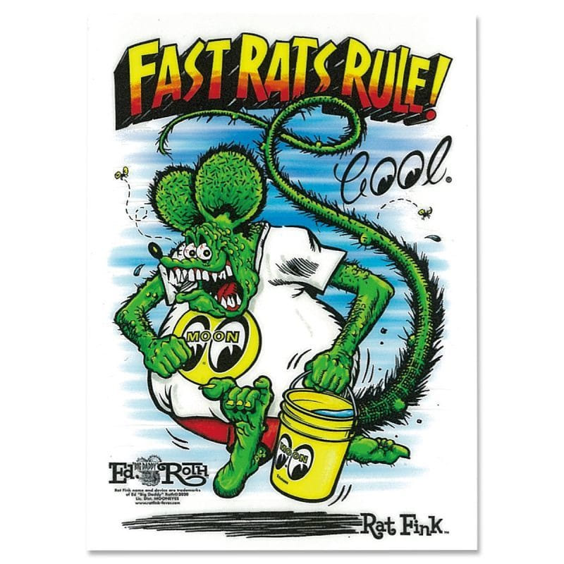 문아이즈 KOREARat Fink x MOON Fast Rat Rule Sticker [DM233]문아이즈MOONEYES