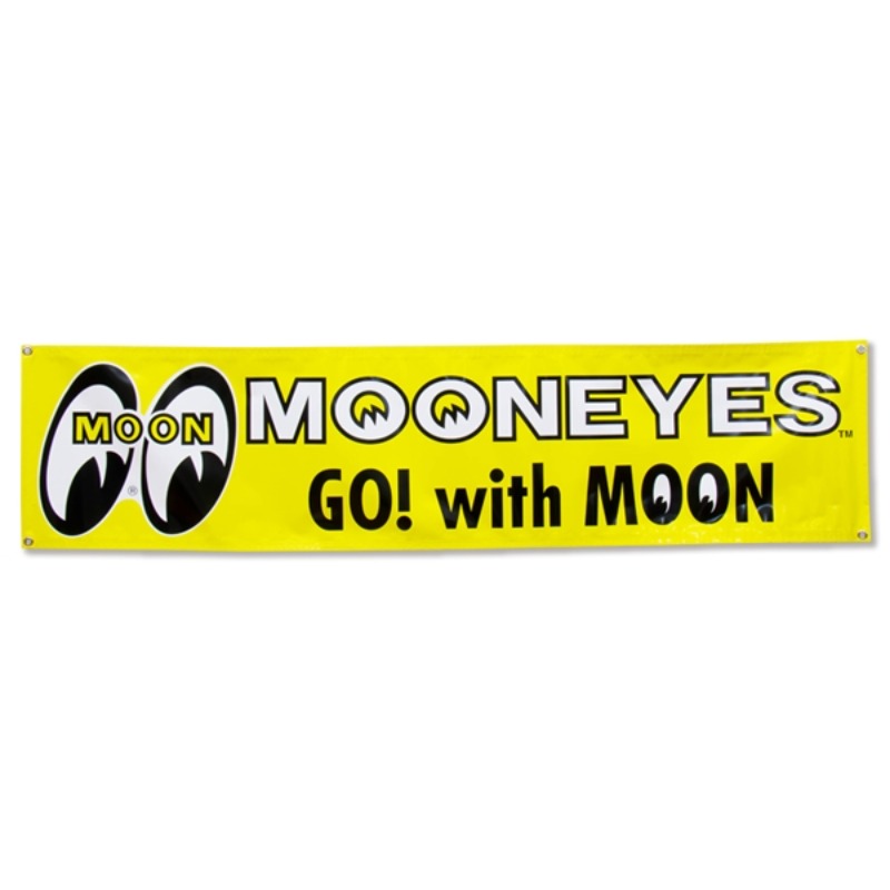 문아이즈 KOREAMOONEYES GO! WITH MOON Vinyl Banner [MG103]문아이즈MOONEYES