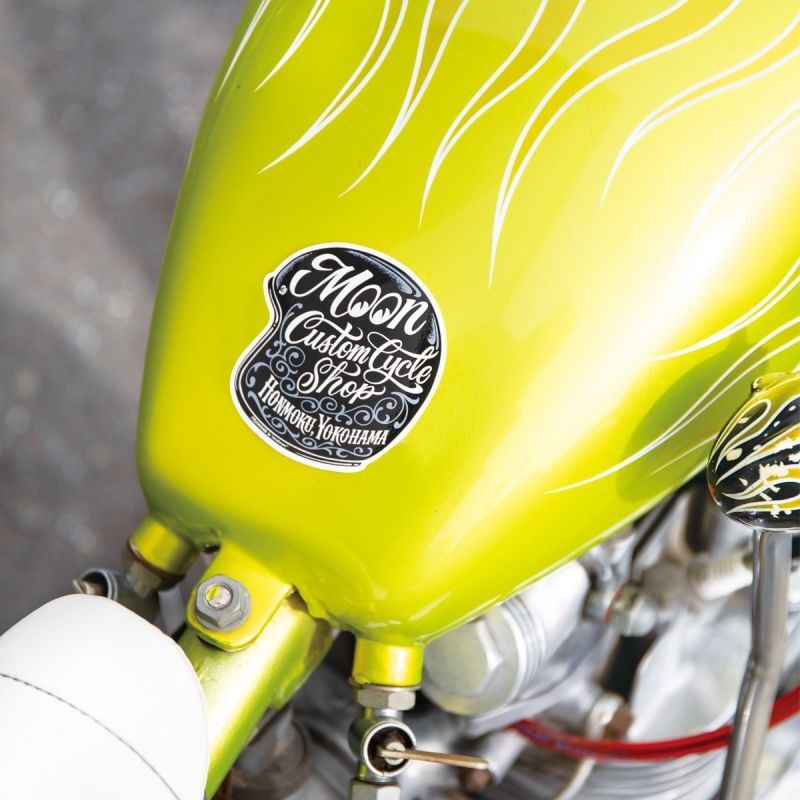 문아이즈 KOREAMOON Custom Cycle Shop Motorcycle Helmet Sticker [DM237]문아이즈MOONEYES