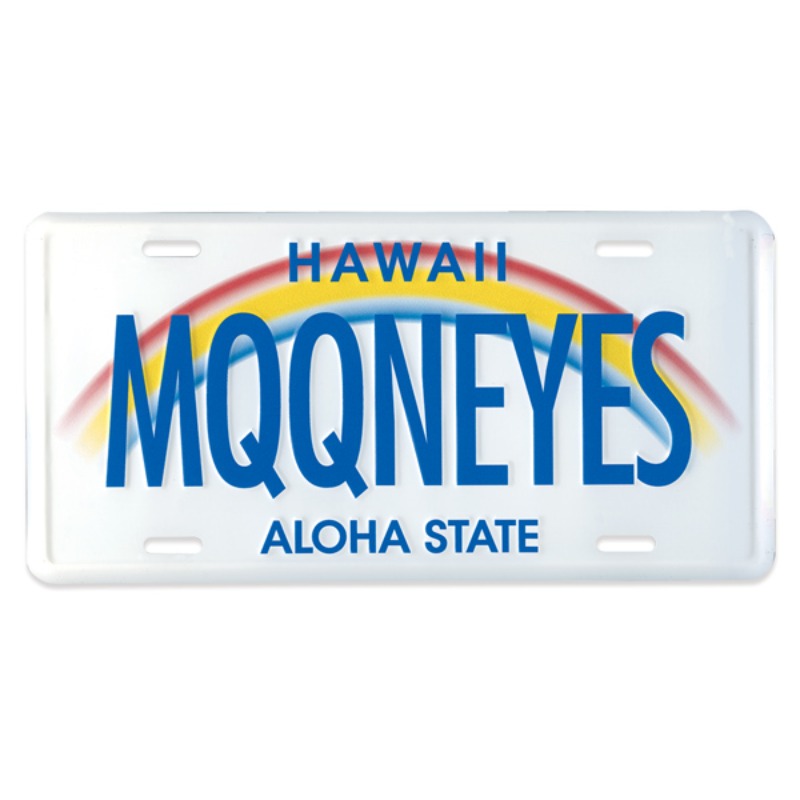 문아이즈 KOREAMOONEYES Hawaii License Plate [MG081HI]문아이즈MOONEYES